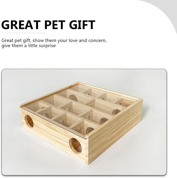 balacoo Hamster Toy Hamster Accessory Multi-Grid Mouse Maze Household Mouse - Image 4