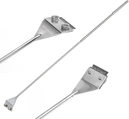 HOTOOLME Aquarium Scraper, 25.6" Stainless Steel Scraper Cleaning Razor - Image 5
