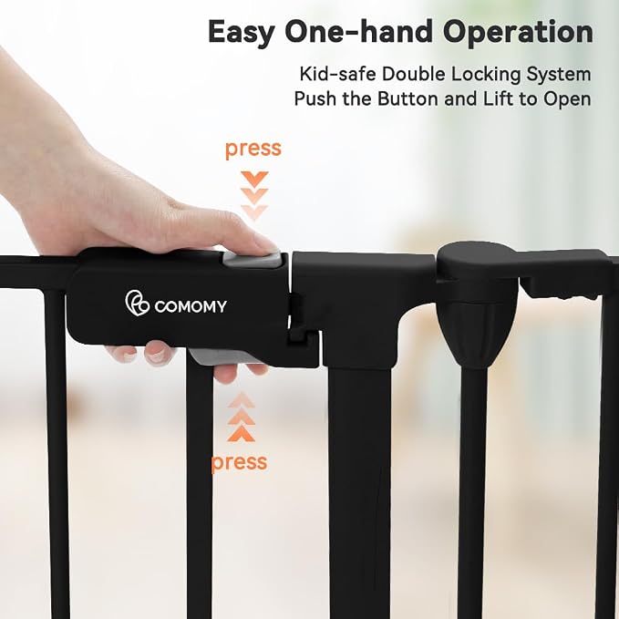 COMOMY 127.8" Extra Wide Baby Gate, Dog Gate - Image 3