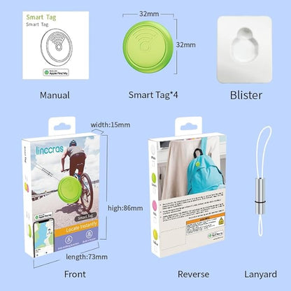 youyeetoo Smart Tag Tracker for iOS FindMy & AirTag Case Compatible IP65 - Image 4