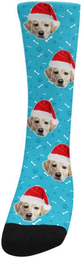 Custom Face Socks, Personalized Dog Lover Pet Photo Picture on Socks Unisex - Image 2