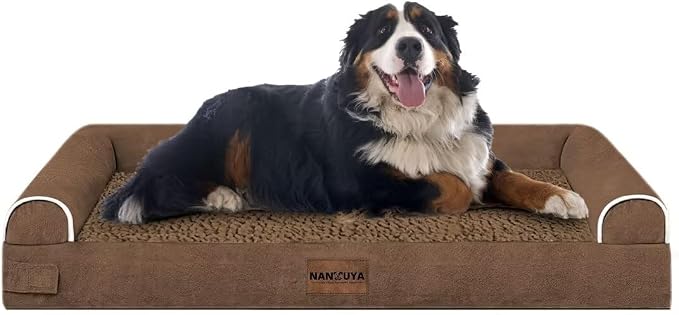 Large Dog Bed Orthopedic Washable: Jumbo Dog Bed Bolster Extra Large Dogs Egg - Image 8