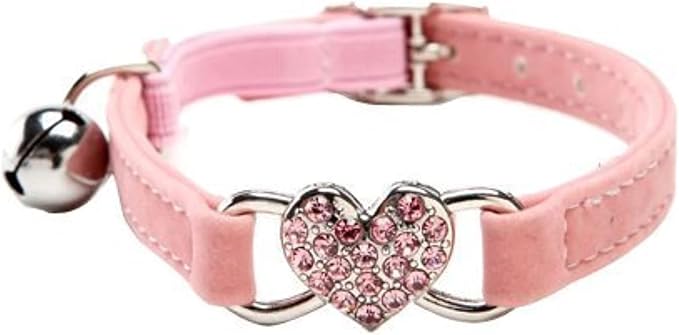 CHUKCHI Heart Bling Cat Collar by CHUKCHI