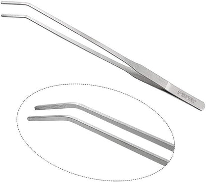 FEITA Extra Long 15 Inch Tweezer Stainless Steel Curved Tip - Image 6