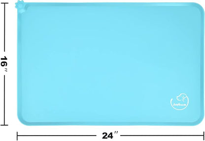 Silicone Waterproof Dog Cat Pet Feeding Mats, Non Slip, Easy Clean Pet Dog Cat - Image 2