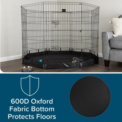 Dog Playpen - Foldable Metal Exercise Puppy Play Pen - Indoor/Outdoor Dog Fence - Image 6