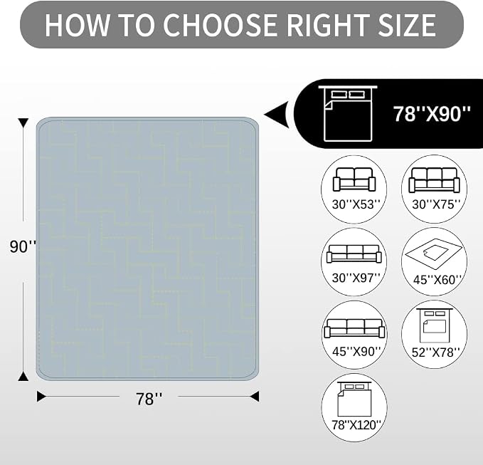 fuguitex Waterproof Dog Bed Cover Couch Cover - Image 7