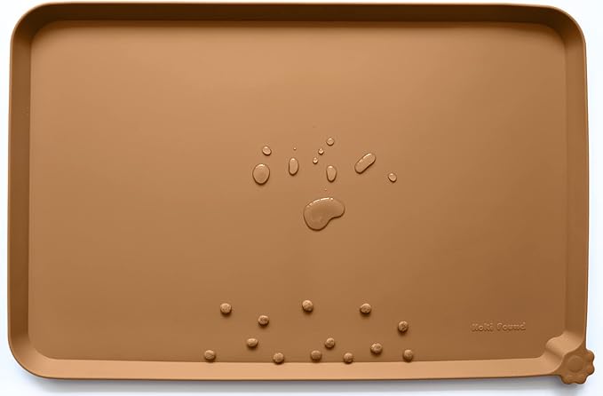 Hoki Found XX-Large Non Slip Silicone Pet Food Mats by Hoki+Found