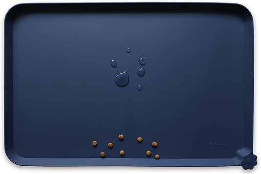 Hoki Found XX-Large Silicone Pet Food Mats Tray by Hoki+Found