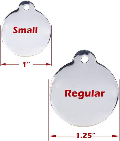Personalized Dog Tag with 5 Lines of Custom Deep Engraved Durable Stainless - Image 3