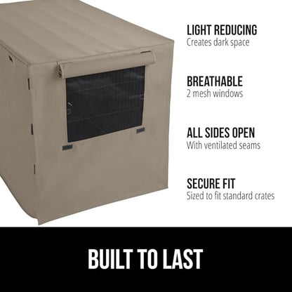 GORILLA GRIP Dog Crate Covers Compatible - Image 2