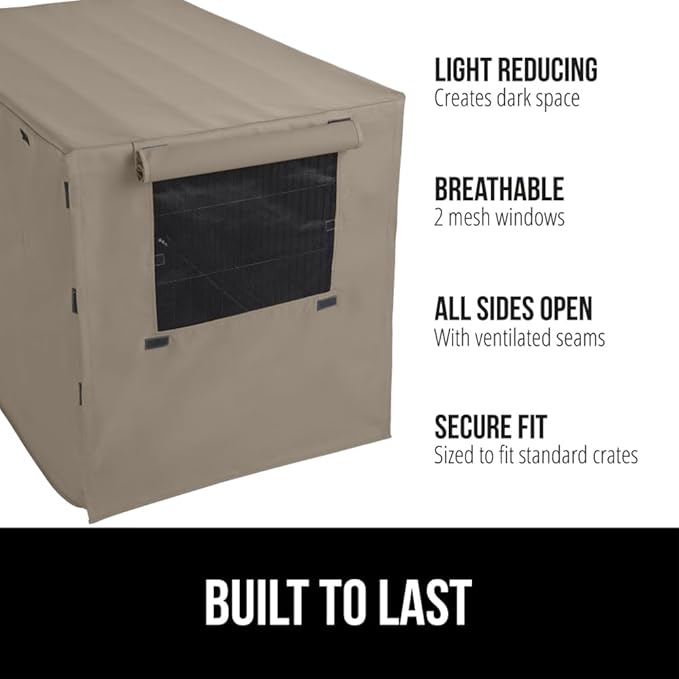 GORILLA GRIP Dog Crate Covers Compatible - Image 2