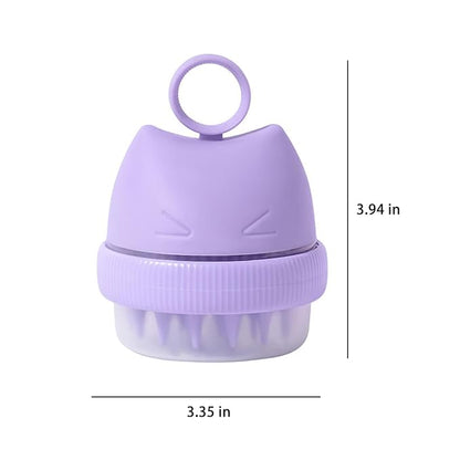 Silicone Cat Bath Brush – Pet Bathing Tool - Image 2