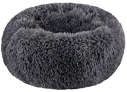 BODISEINT Modern Soft Plush Round Pet Bed by BODISEINT