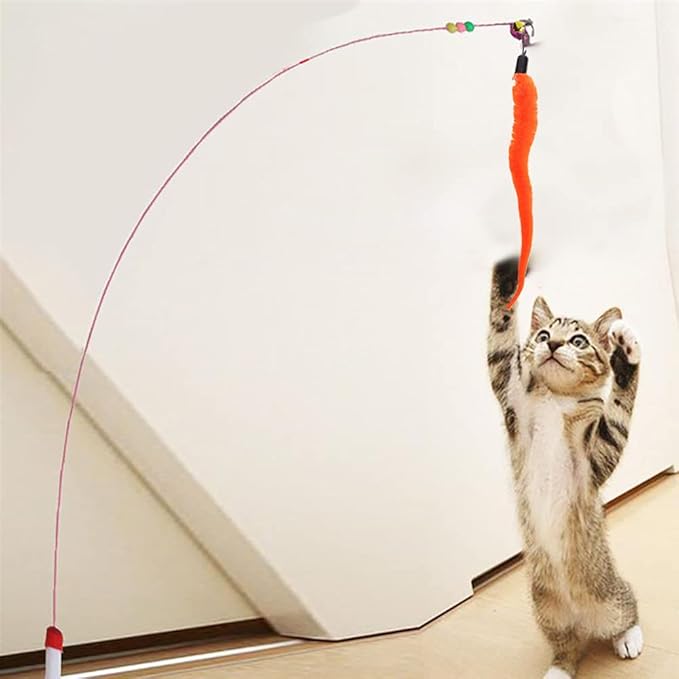 24 PCS Cat Worm Toy Replacement Teaser - Image 6