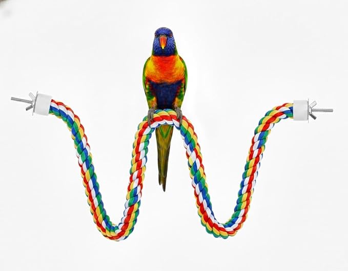 iplusmile Bird Perch 44 Inch Bird Rope Perches by iplusmile