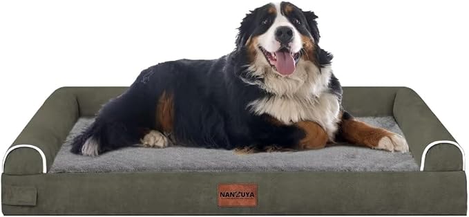 Large Dog Bed Orthopedic Washable: Jumbo Dog Bed Bolster Extra Large Dogs Egg - Image 9
