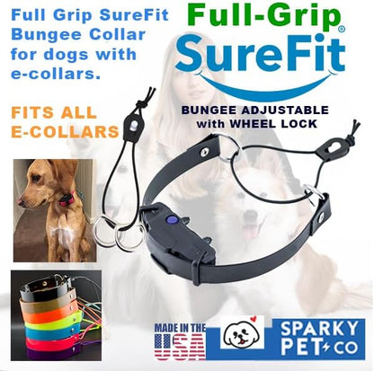 Sparky Pet Co - Surefit ECollar Strap - Bungee Dog Collar - Waterproof - - Image 5