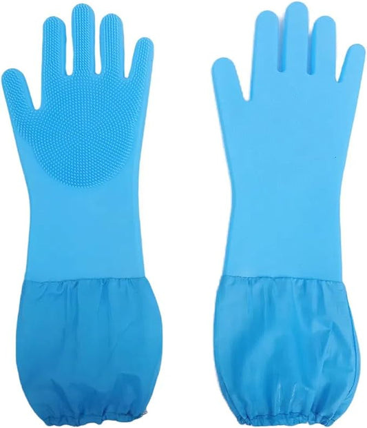 Dog Bathing Gloves by Unknown