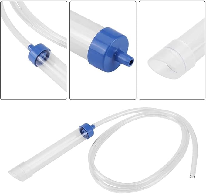 Manual Water Changer Gravel Cleaner Water Filter Syphon Tube Fluids Transfer - Image 2