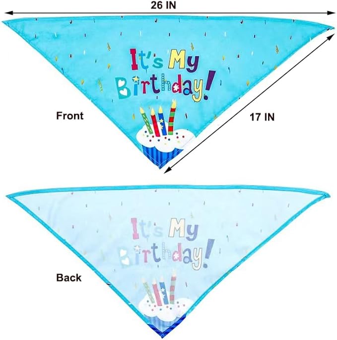 Dog Birthday Decorations, Puppy Birthday Party Outfits, Birthday Hat, Bow Tie - Image 7