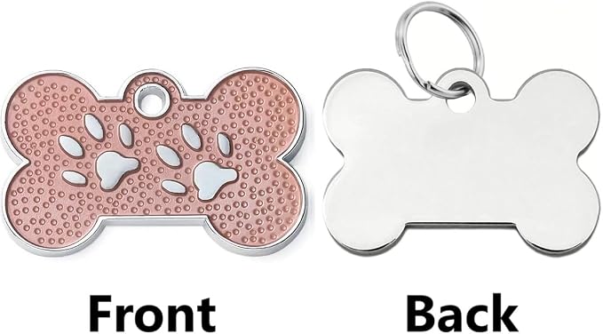 Personalized Dog Cute Paw Pet ID Tag - Image 2