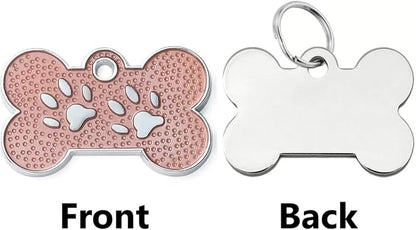 Personalized Dog Cute Paw Pet ID Tag - Image 2
