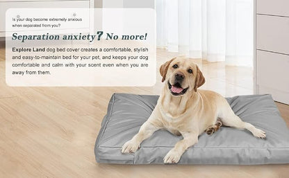 Explore Land Waterproof Dog Bed Cover Canvas Washable Dog Crate Pad Replacement - Image 7