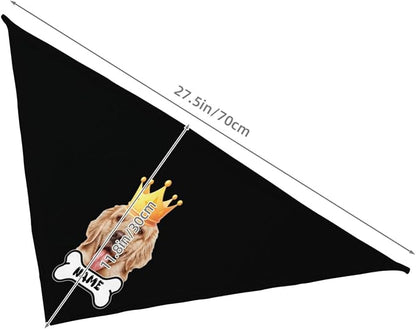 Custom Dog Bandana for Cat Dog Pet Add Your Design Personalized Neckwear - Image 5