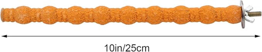 Hypeety Wood Perch Stand Paw Grinding Stick Toy Colorful Pet Bird Cage Stand - Image 2
