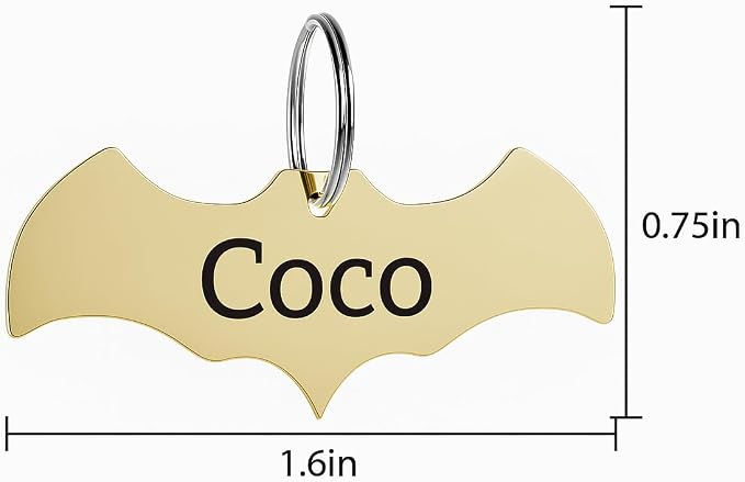 Stainless Steel Personalized Pet ID Tags, Art Design - Image 2