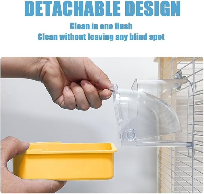 Bird Bath for Cage, Cleaning Pet Supplies Cockatiel Bird Bathtub - Image 5