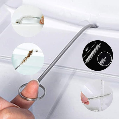 Long Pipe Cleaner Flexible Tube Cleaning Brush Snake Drain Clog Remover Drain - Image 2