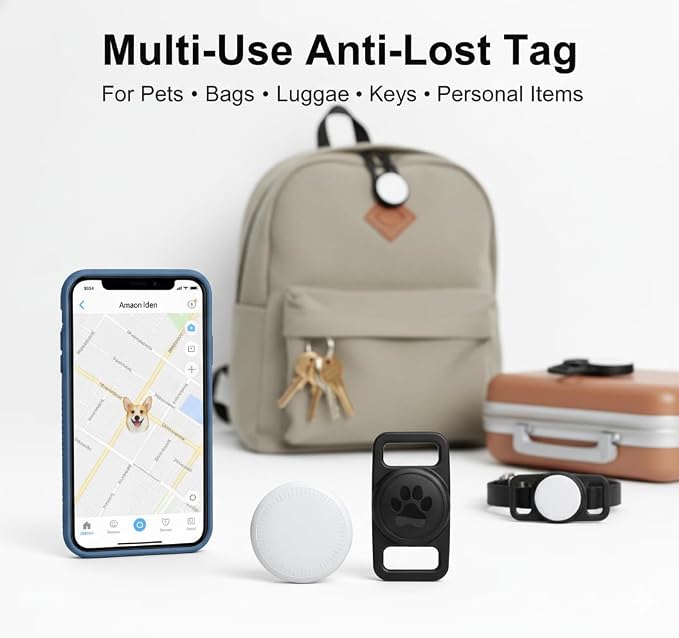 Smart Pet Location Tag with Holder – No Monthly Fee, Compatible with Apple Find - Image 7
