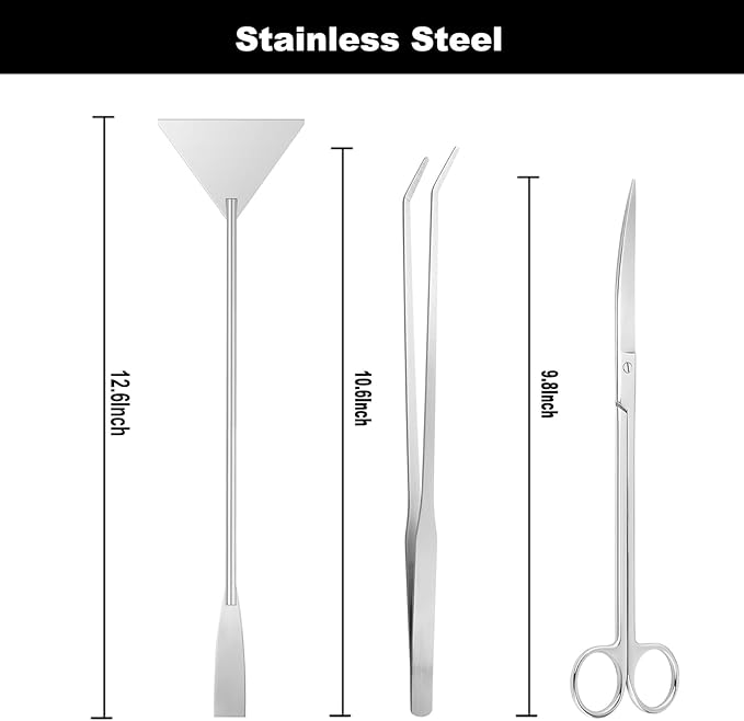 Carefree Fish 9IN1 Aquarium Cleaning Tools Long Handle Adjustable Length - Image 4
