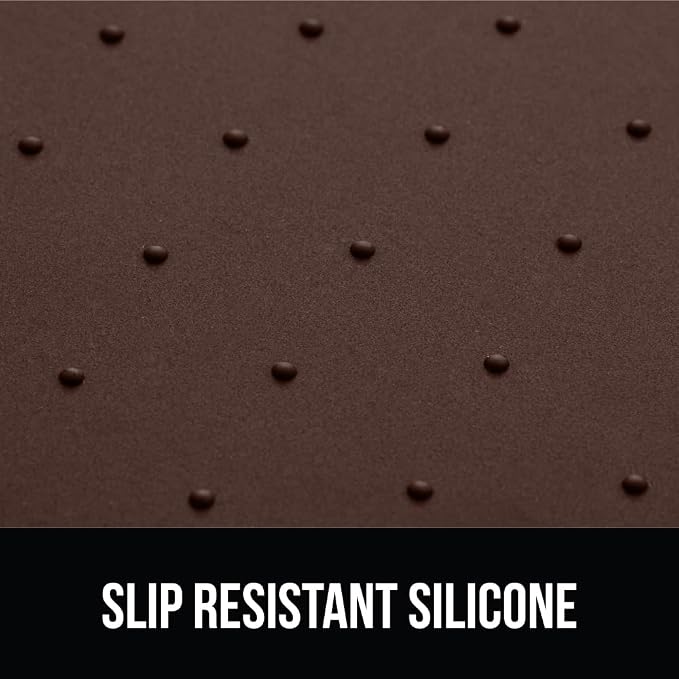 GORILLA GRIP 100% Waterproof Raised Edge BPA Free Silicone Pet Feeding Mat - Image 4