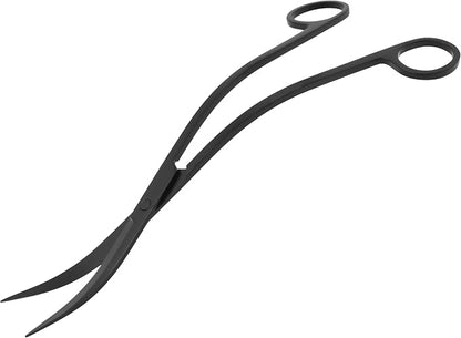 Mandala Crafts Extra Long Black Stainless Steel Curved Aquarium Scissors - Image 2