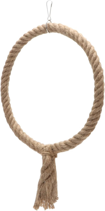 Bird Rope Swing Toy Parrot Climbing Perch Stand - Image 4