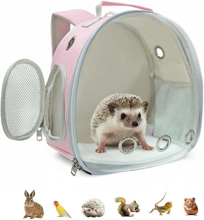 Small Animal Carrier Guinea Pig Backpack, Transparent, Breathable Backpack by Dotala