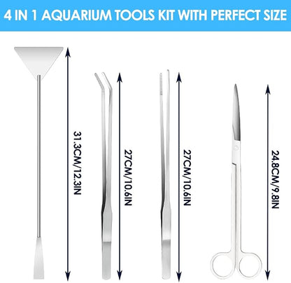 Gutsdoor Aquascape Tools Aquarium Kit, Aquarium Plant Trimming - Image 3