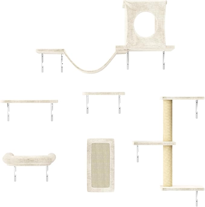 NUNU LAB Cat Wall Shelves, Indoor Cat Furniture by NUNULAB