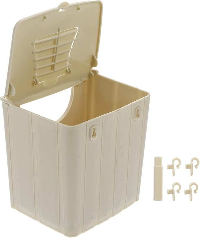 TEHAUX Parrot Breeding Box 5.1X3.9X5.1In Plastic Nesting Box Cage Mounted Bird - Image 6