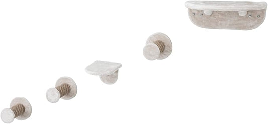 Trixie Wall Mounted Cat Lookout Set – Climbing Shelves by TRIXIE