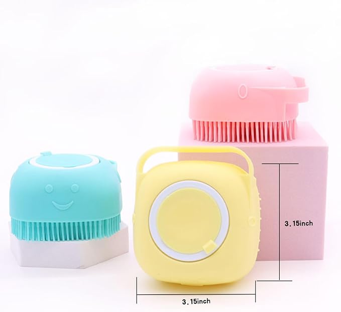 Pets Bath Brush | Scrubber for Bath | Dog Shampoo Brush | Dog Washing/Shower - Image 8