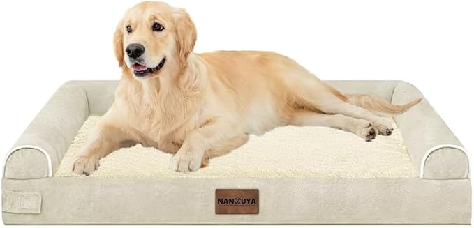 Large Dog Bed Orthopedic Washable: Beds Bolster XL Bed Medium Large Dogs Egg - Image 8