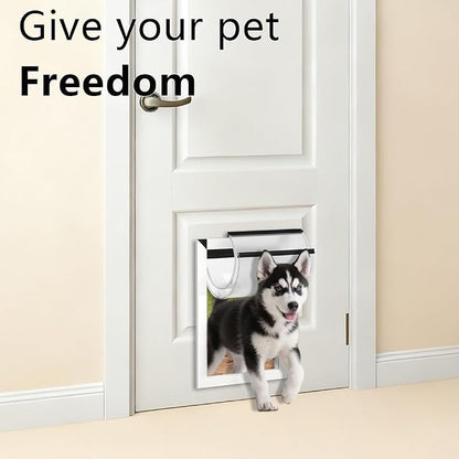 Aluminum Medium Dog Door for Door, Doggy Door - Image 2