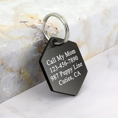 Ultra Joys Stainless Steel Personalized Dog & Cat Tags, Front & Back Engraving - Image 3