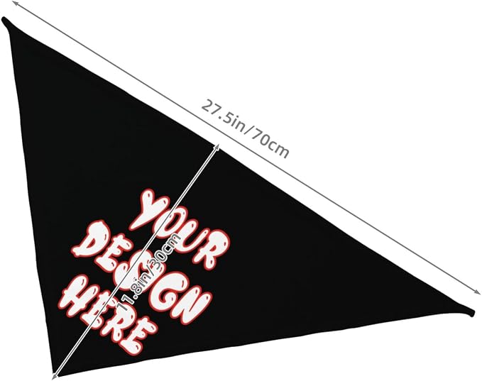 Custom Dog Bandana for Cat Dog Pet Add Your Design Personalized Neckwear - Image 5
