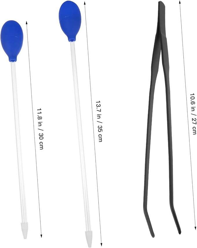 Happyyami Aquarium Cleaning Kit 4pcs Fish Tank Tools Pipette Dropper Feeder - Image 6