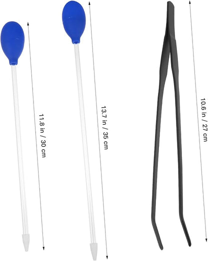 Happyyami Aquarium Cleaning Kit 4pcs Fish Tank Tools Pipette Dropper Feeder - Image 6